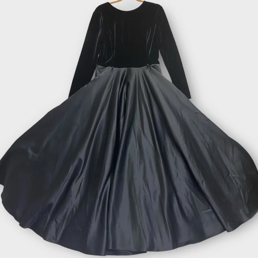 Vintage Scott McClintock Dress Size 16 Velvet Whimsigoth Formal Fairy Grunge